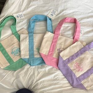 Trader Joe's Pink Canvas Tote Bag - Small Everyday Tote